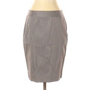 Ann Taylor Pinstriped Pencil Skirt